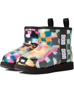 UGG Kids Boots Classic Clear Mini Checks (Toddler/Little Kid/Big Kid)