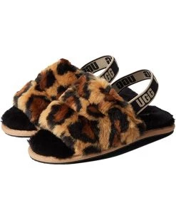 UGG Kids Slippers Fluff Yeah Slide Spotty (Toddler/Little Kid)