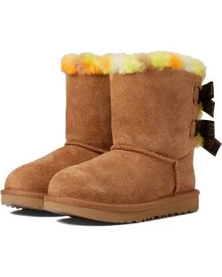 UGG Kids Boots Bailey Bow Plaid Punk (Toddler/Little Kid)