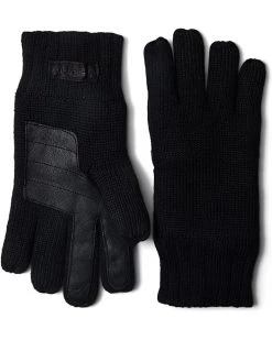 UGG Knit Gloves with Conductive Tech Leather Palm Patch