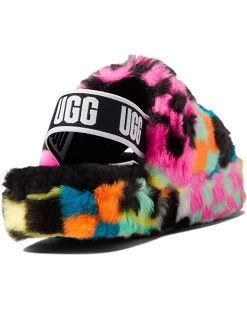 UGG Kids Slippers Fluff Yeah Slide Checks (Little Kid/Big Kid) -UGG Shop 71ayceNKV L. AC SR736920