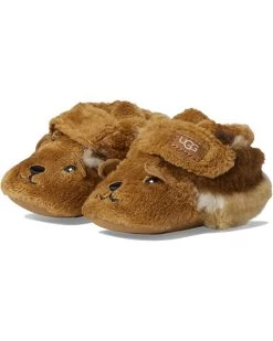 UGG Kids Crib Shoes Bixbee Bear Stuffie (Infant/Toddler)