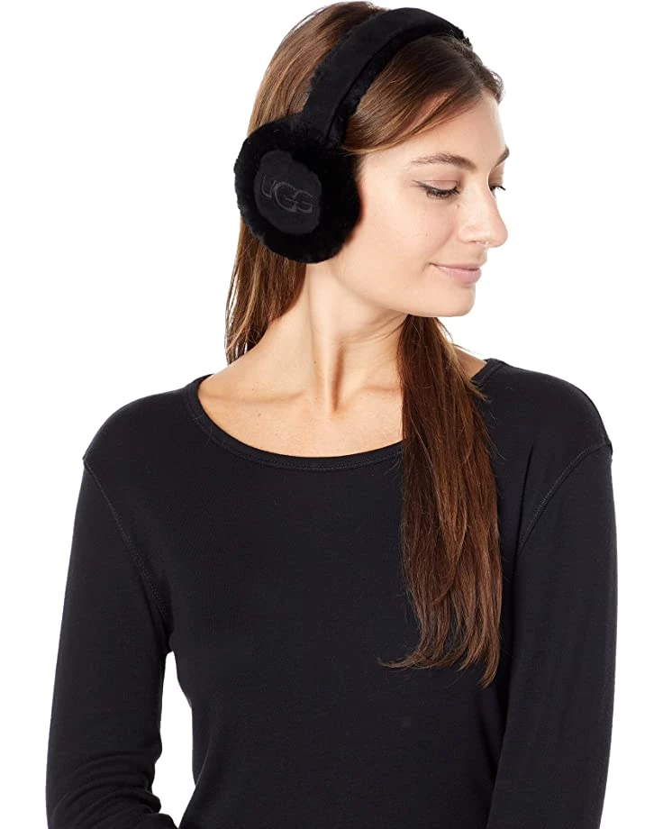 UGG Hats Water Resistant Sheepskin Earmuffs with Embroidered Logo 4 UGG Hats Water Resistant Sheepskin Earmuffs with Embroidered Logo - Image 2
