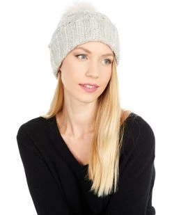 UGG Hats Knit Cable Beanie with Faux Fur Pom -UGG Shop 8101FDGHdeL. AC SR736920