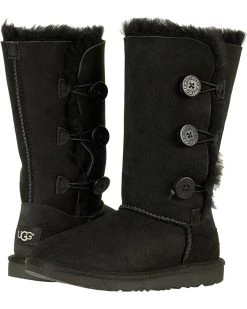 UGG Shop 24 UGG Kids Boots Bailey Button Triplet II (Little Kid/Big Kid)