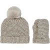 UGG Kids Hats Knit Hat with Faux Fur Pom and Knit Mittens Set (Toddler/Little Kids) -UGG Shop 81ei7cez8qL. AC SR736920