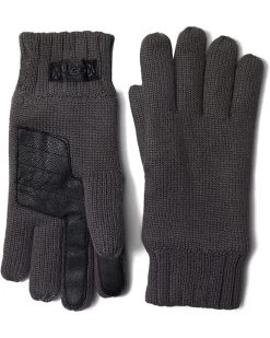 UGG Knit Gloves with Conductive Tech Leather Palm Patch -UGG Shop 81gBSAw XHL. AC SR736920