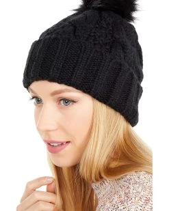 UGG Hats Knit Cable Beanie with Faux Fur Pom -UGG Shop 81hHEpZ0RuL. AC SR736920