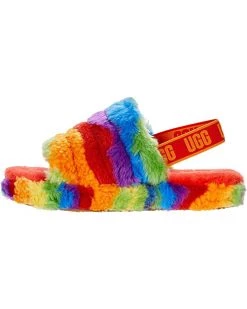 UGG Kids Slippers Fluff Yeah Slide Cali Collage (Little Kid/Big Kid) -UGG Shop 81rXeAnnlpS. AC SR736920